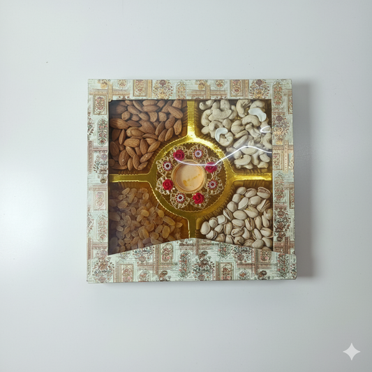 Dry Fruit Box (Kaju, Badam, Kismis, Pista)