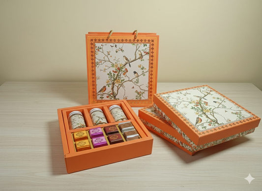 Golden Glow Box - Dryfruits Gift Mania