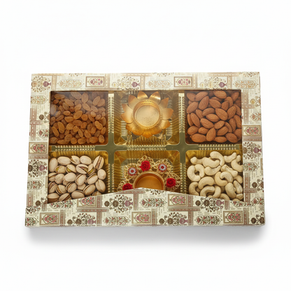 Royal Dry Fruit & Diya Gift Box