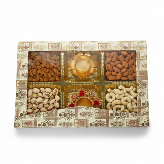 Royal Dry Fruit & Diya Gift Box