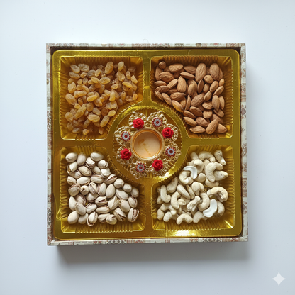 Dry Fruit Box (Kaju, Badam, Kismis, Pista)