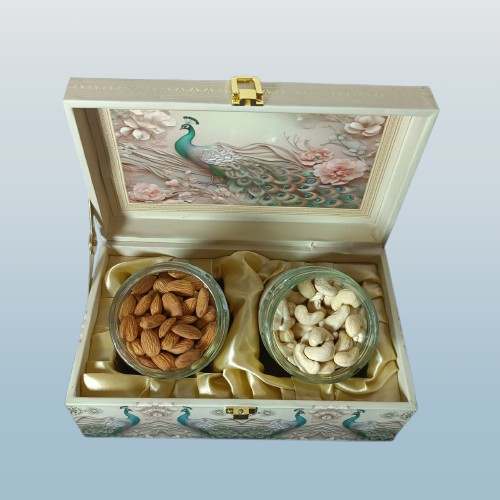 Premium Kaju Badam Box - 2 Jar