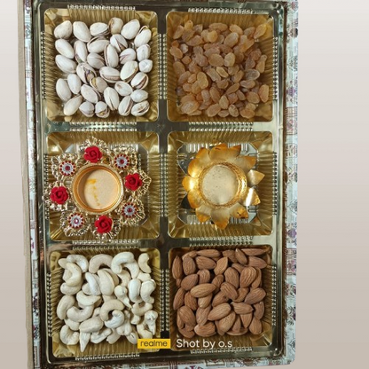 Royal Dry Fruit & Diya Gift Box