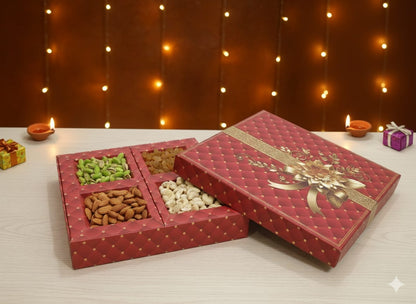 Red Premium Dry Fruits Box