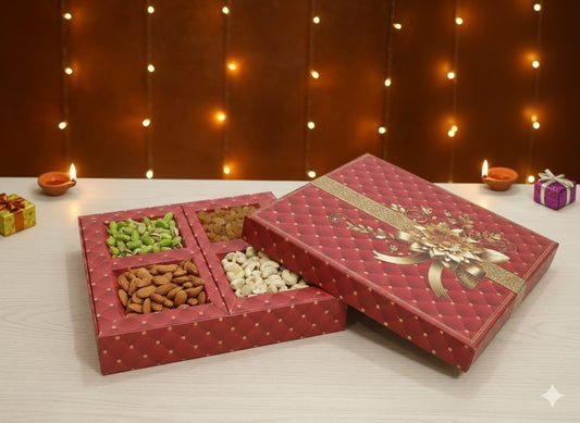 Red Premium Dry Fruits Box